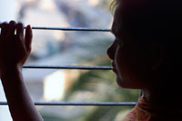 Ung pige fra Bangladesh solgt til prostituion i Delhi (foto: Michael Lund)