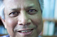 Muhammad Yunus har opfundet begrebet mikrokredit, der går ud på at låne penge til fattige (foto: Michael Lund)